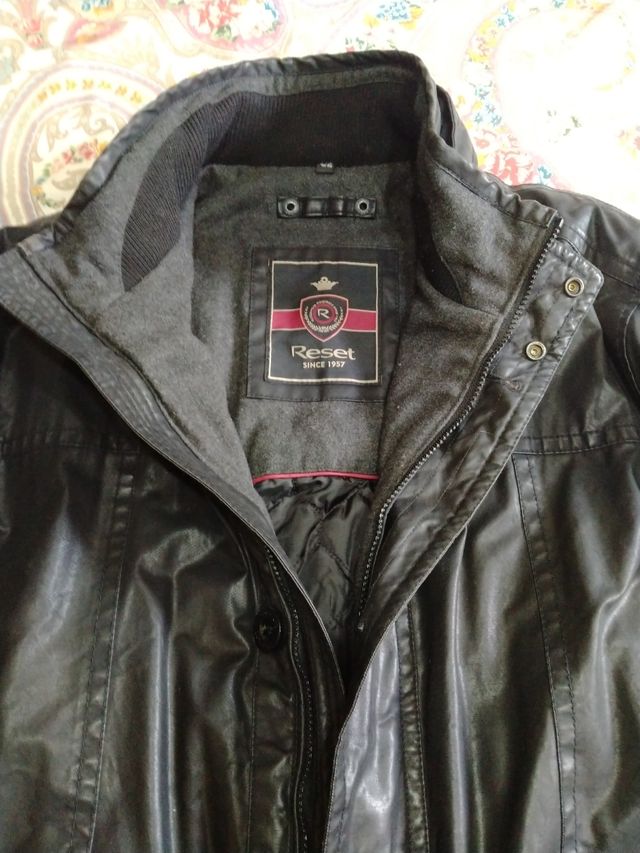 Chaqueta negra Reset hombre