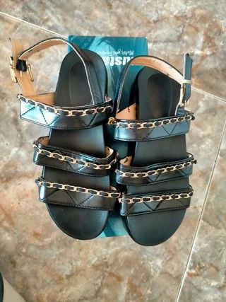 Sandalias plataforma negras