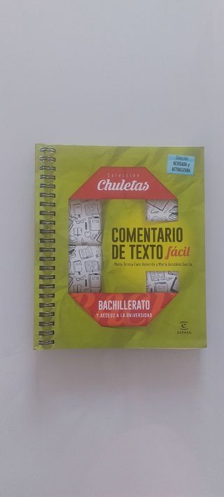 Comentario de texto fácil para bachillerato