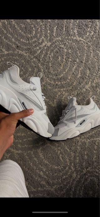 Dior B22 - Zapatillas Gris y Blanco