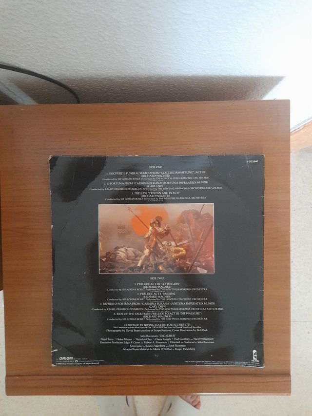 Vinilo Excalibur - Banda Sonora