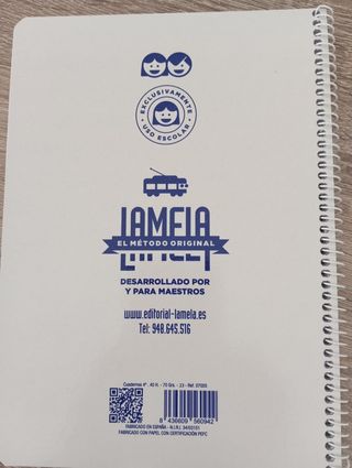 Cuaderno Lamela 5mm - 2uds.