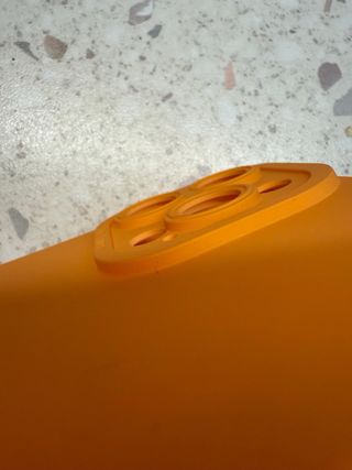 Custodia silicone iPhone 13 Pro Max Arancione