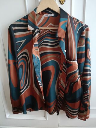Camisa Zara estampada