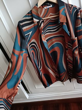 Camisa Zara estampada
