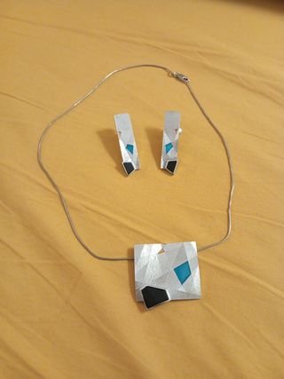 Joyas Daniel Vior: Collar y pendientes 