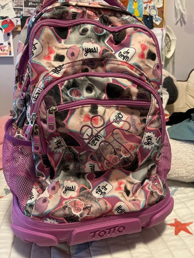Mochila ruedas infantil canina totto