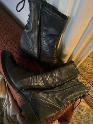 Botines,botas, piel ,36/37