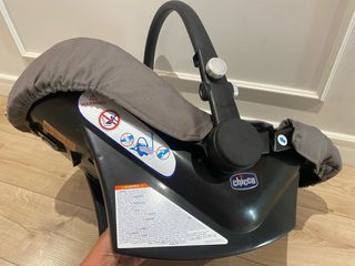 Silla coche Chicco beige