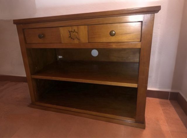 Mueble TV madera marrón
