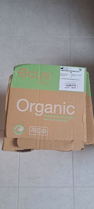 Colchón minicuna orgánico ecus kids