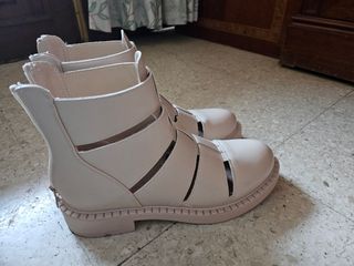Botines beige verano - talla 39