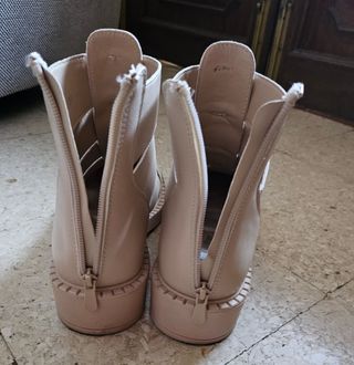 Botines beige verano - talla 39