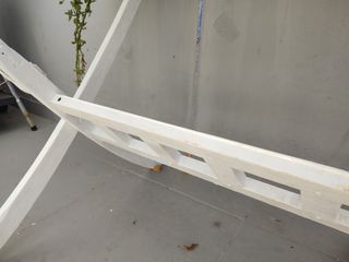 Mesa cristal y teca - exterior