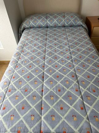 Edredón reversible cama 90x190cm