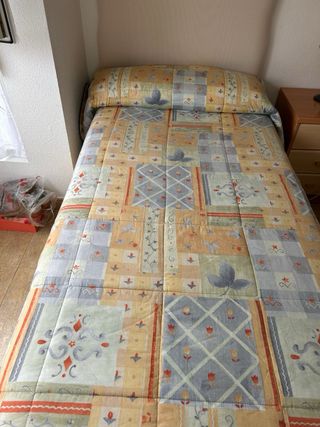 Edredón reversible cama 90x190cm