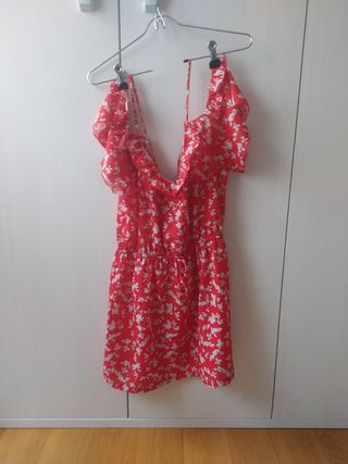 Vestido rojo estampado - T.M