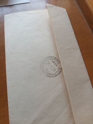 Lettera antica 1929