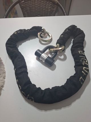 Cadena moto segura BIGLUWU muy gruesa y fuerte