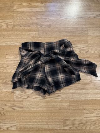 Shorts cuadros | Falda pantalón