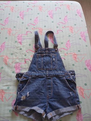 Mono vaquero Bershka - Azul
