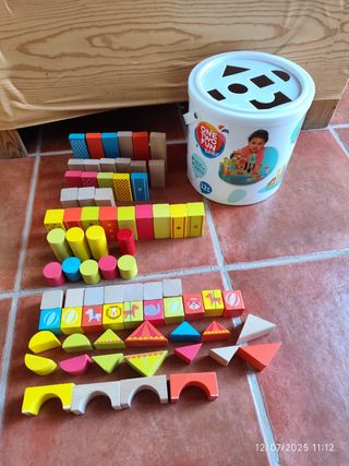 Bloques construcción bebé - 72 piezas