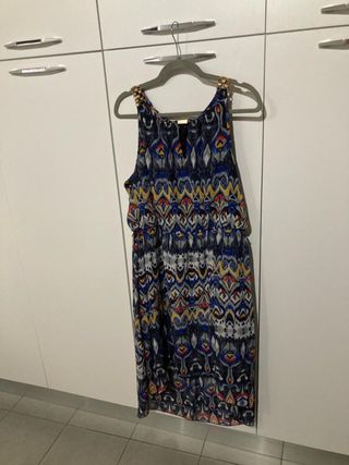 Vestito lungo multicolor