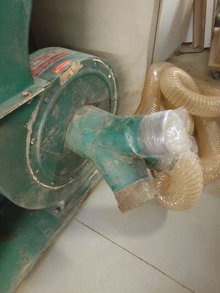 Aspirador industrial doble saco.