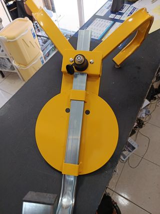 Cepo rueda antirrobo - Amarillo