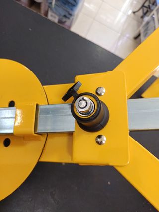 Cepo rueda antirrobo - Amarillo
