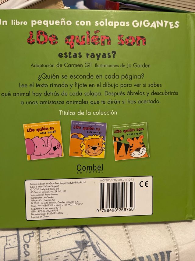 ¿De quién son estas rayas? (¿De quién es...?) (...