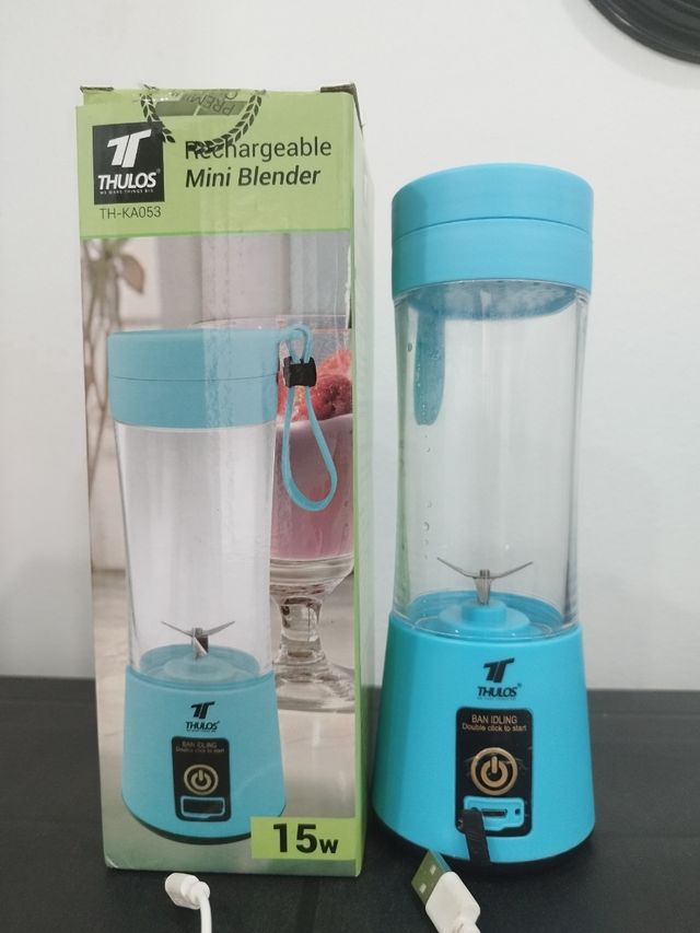 Minibatidora recargable portátil