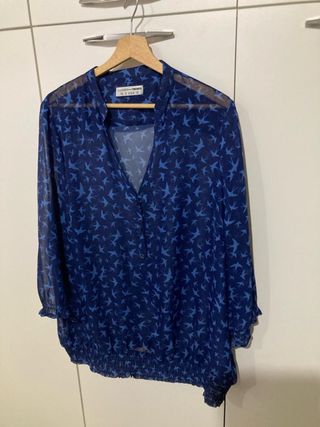 Blusa Classis meet Trends blu L