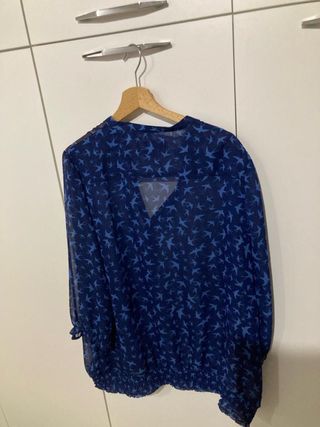 Blusa Classis meet Trends blu L