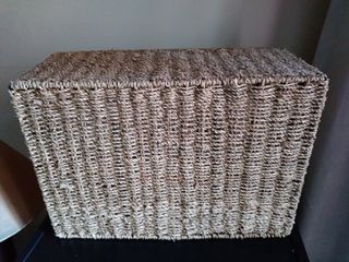 Cesta mimbre beige - Almacenaje