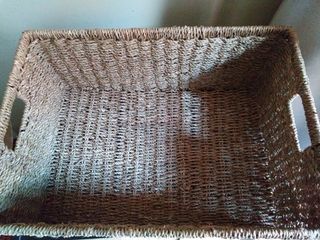 Cesta mimbre beige - Almacenaje