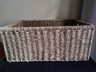 Cesta mimbre beige - Almacenaje