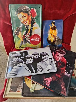 Carteles Chapa Vintage