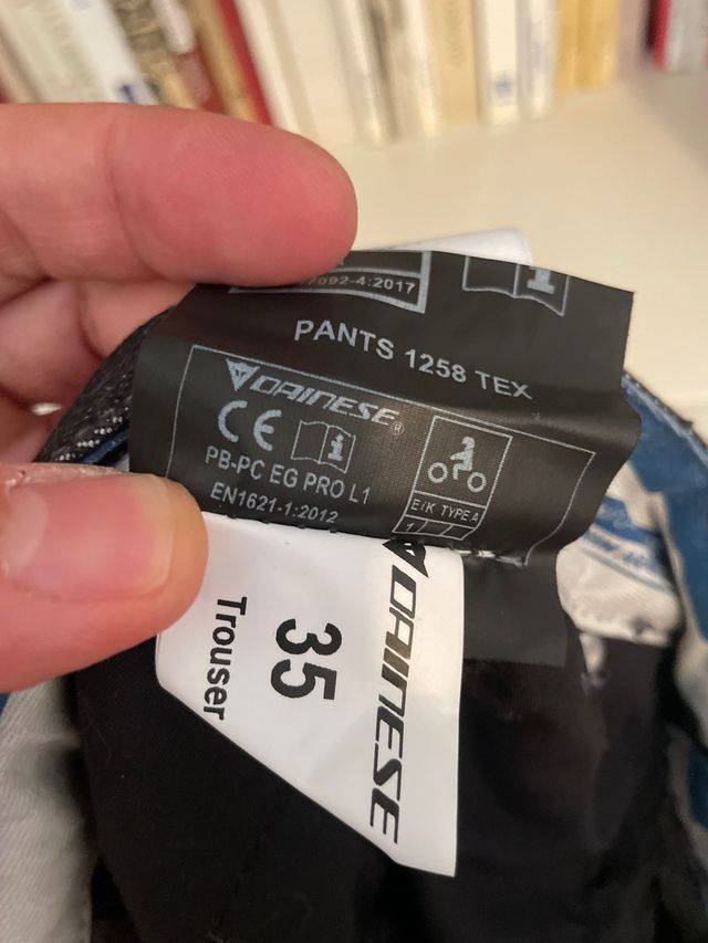 Jeans moto Dainese, 35W, neri racing japan bike us