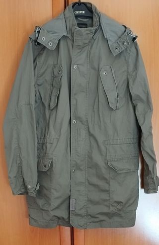 Parka militar verde oliva