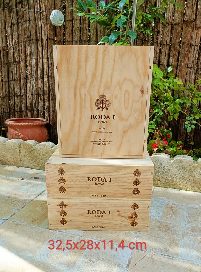 3 scatole di legno con coperchio per artigianato decorativo