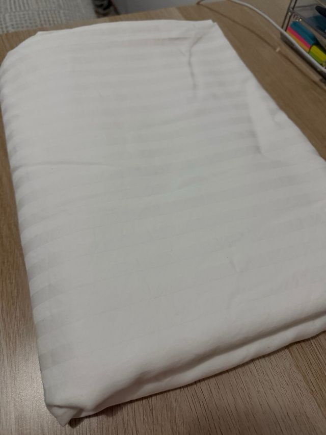 Nórdica blanca 90cm - Algodón, satén