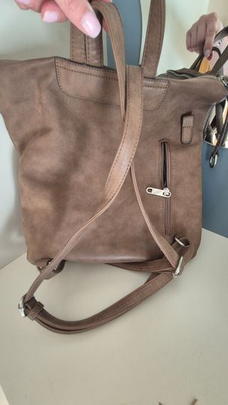 Mochila marrón mujer