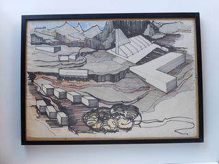 Cuadro antiguo proyecto arquitectura