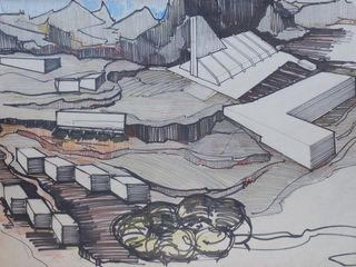 Cuadro antiguo proyecto arquitectura