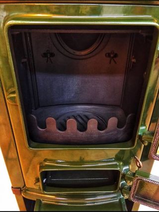 Estufa de leña hierro fundido scandia 6314 nueva