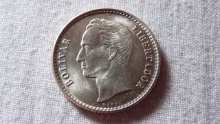 Monedas Plata Venezuela 1954