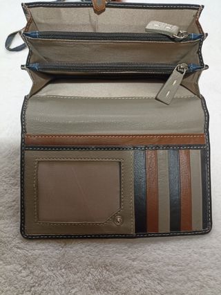Portafoglio marrone in pelle