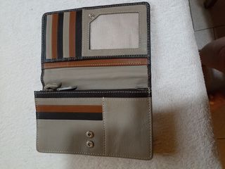 Portafoglio marrone in pelle