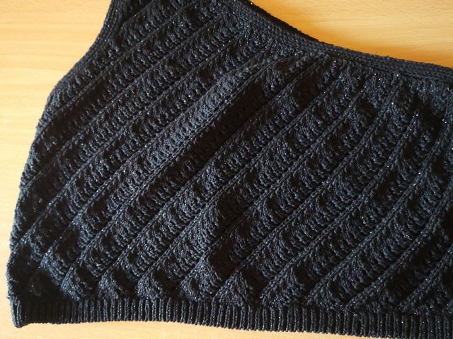 Top negro talla XS-S